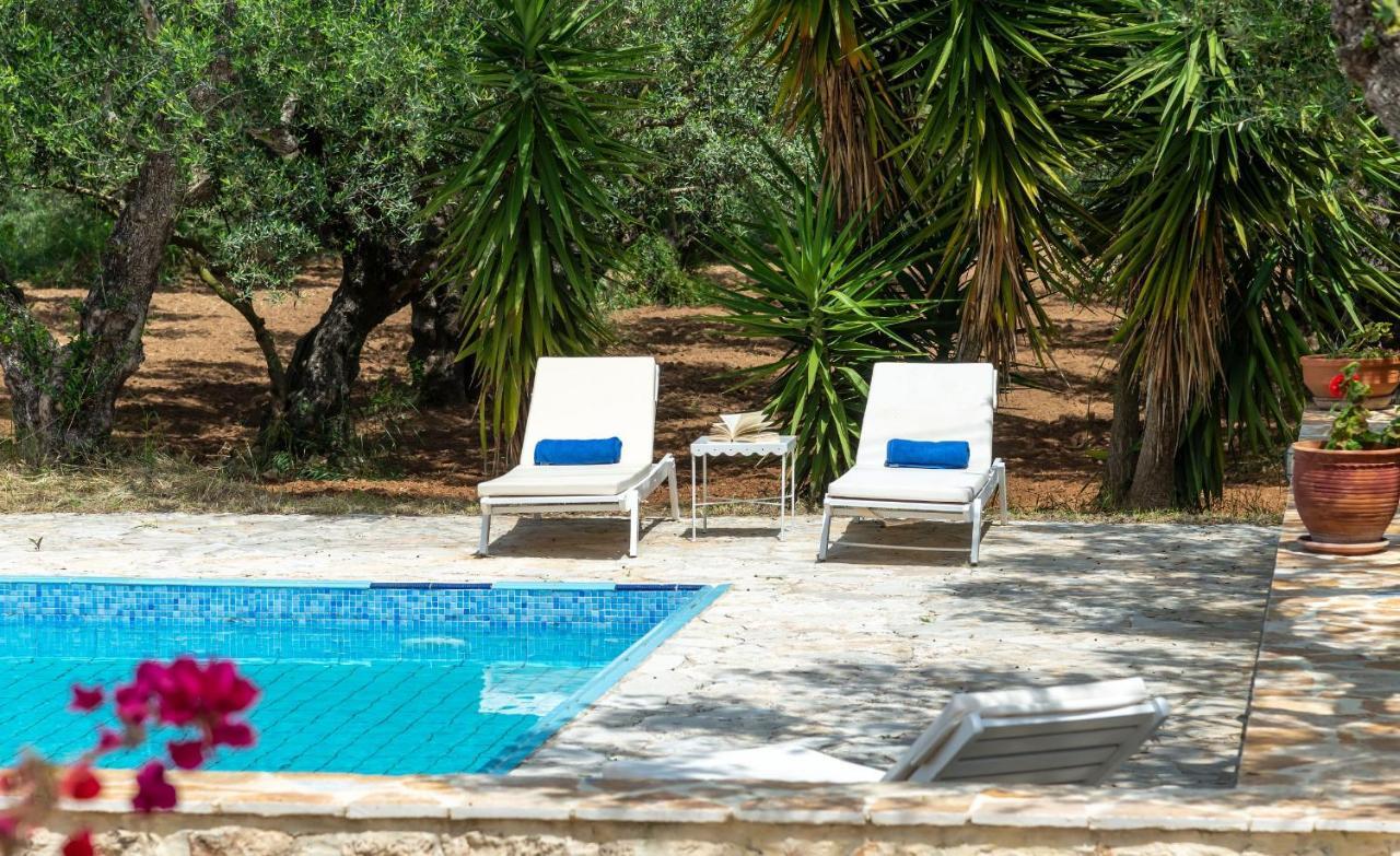 Olivegrove Villa - Nestled In Olive Trees With Private Pool, By Zantewize Трагаки Экстерьер фото