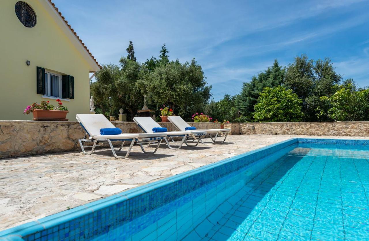 Olivegrove Villa - Nestled In Olive Trees With Private Pool, By Zantewize Трагаки Экстерьер фото